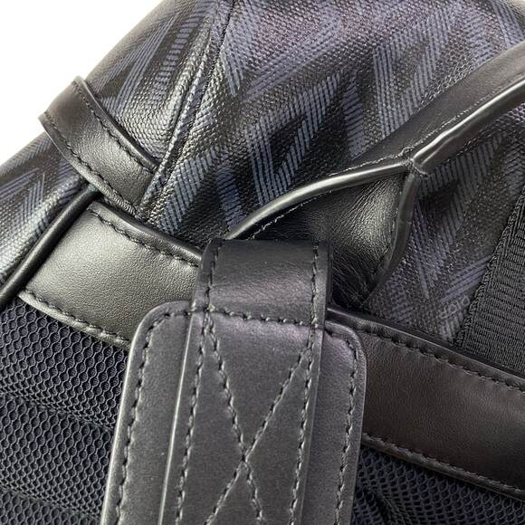 Christian Dior HIT THE ROAD Backpack 1ESBA021CDP Black Navy PVC Hardware main image 8